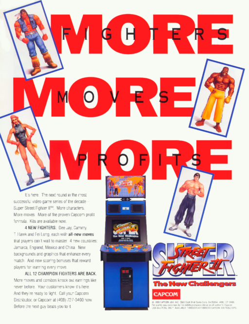 Super Street Fighter II - the new challengers (super street fighter 2 931005 etc) Arcade Game Cover
